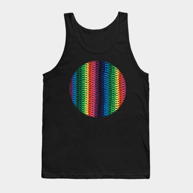 Rainbow crochet Tank Top by Bwiselizzy